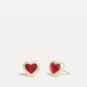 Coach Heart Earrings